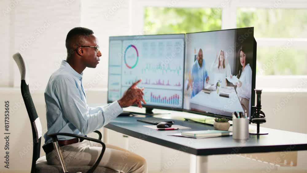 Digital Online Video Conference Webinar