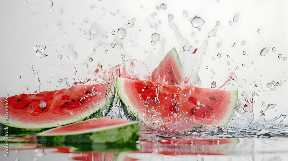 water melon on a white background