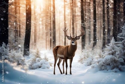 deer in the snow © akkash jpg