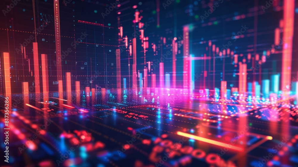 Abstract digital chart background, stock business graph, statistics and diagram about data exchange in finance 2 Abstract digital chart background, stock business graph, statistics and diagram about data exchange in finance 2