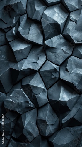 Grey 3d geometrical shapes wallpaper