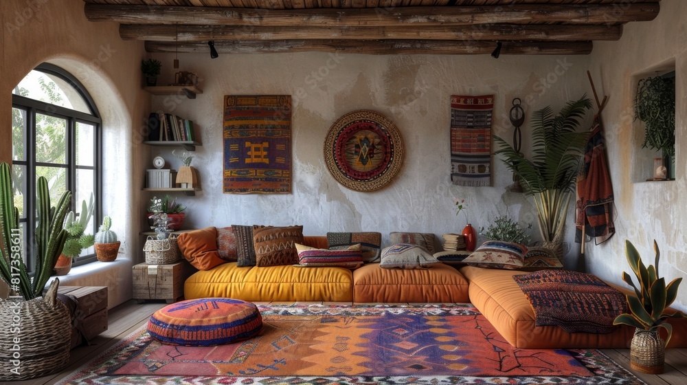 bohemian interior design, create a warm and inviting bohemian living ...