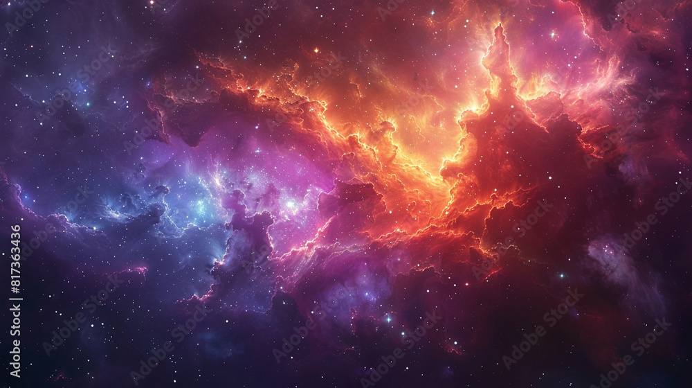 Vibrant Photo of a Nebula's Star-Studded Beauty Exploring the Celestial Splendor of Deep Space in Vivid Detail Vibrant Photo of a Nebula's Star-Studded Beauty Exploring the Celestial Splendor of Deep Space in Vivid Detail