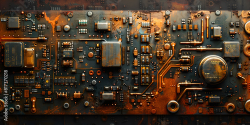 Global Connectivity Hub - Circuit Board Network