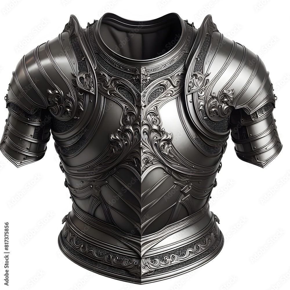 Exquisitely Detailed Medieval Chest Armor with Intricate Engravings and Classic Design Exquisitely Detailed Medieval Chest Armor with Intricate Engravings and Classic Design