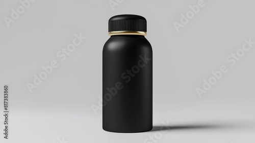 Cap Serum Bottle Mockup Isolated on White Background