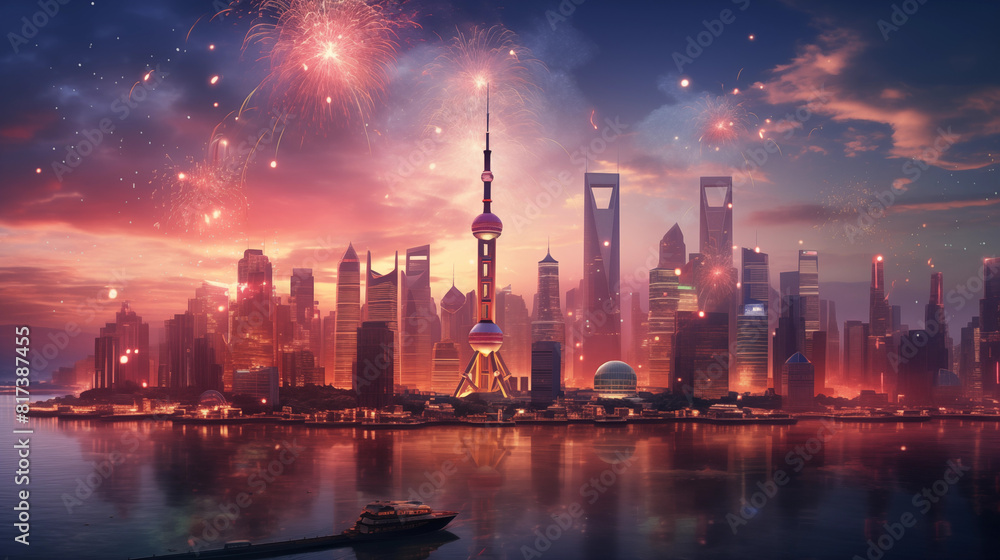 Obraz premium Big city