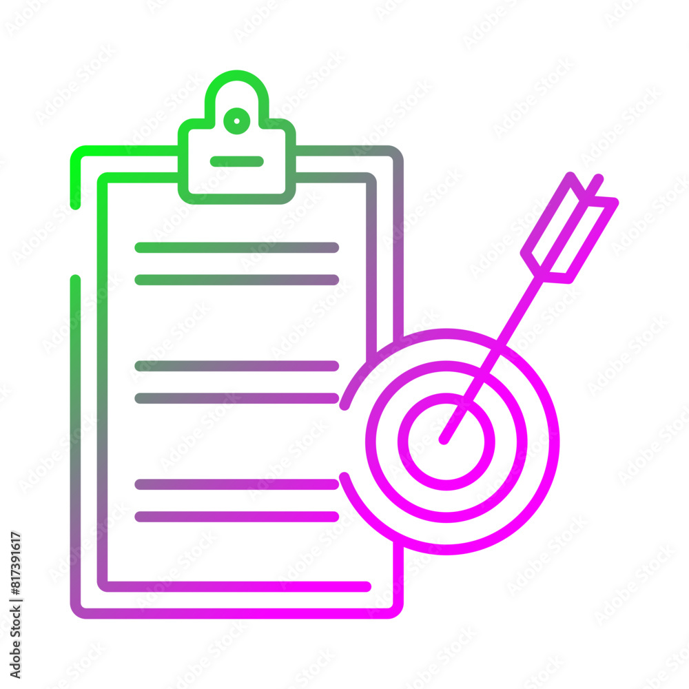 Obraz premium Target project icon