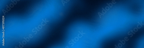 Obraz na płótnie Black navy dark blue abstract background. Color gradient ombre. Noise grain particle. Wave wavy line stripe. Diagonal. Neon electric light metallic shimmer glitter. Design. Wide banner. Panoramic. w salonie