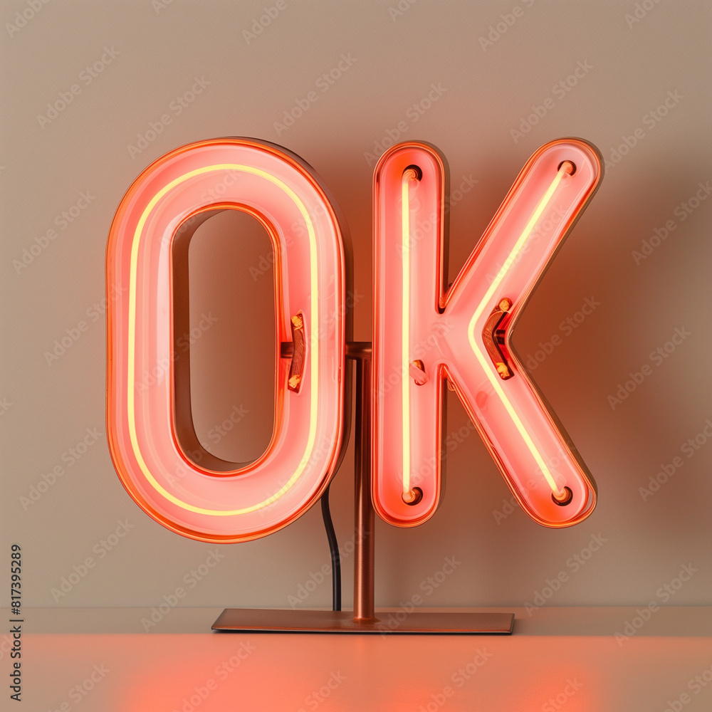 Neon light sign Neon light sign