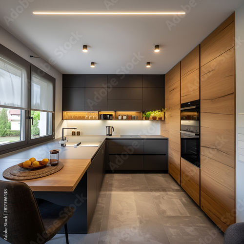 modern kitchen interior