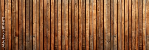 Wood background banner panorama - Texture of brown wooden panel wall  seamless pattern.