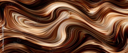 Abstract Background World Chocolate Day, Chocolate Texture Waves, World Chocolate Day Background