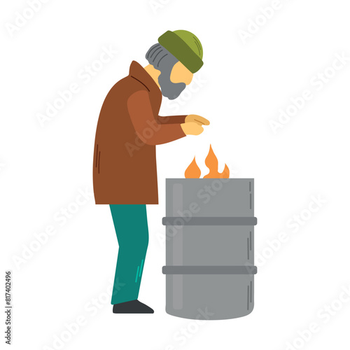 Poverty icon clipart avatar logotype isolated vector illustration