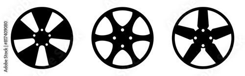 car wheel velg icon photo