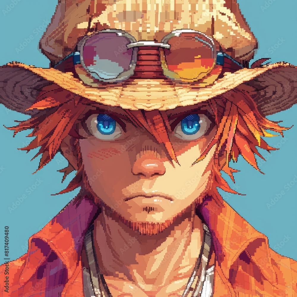 Portrait of a Person, 8Bit Retro Avatar, Video Game PFP, People Art