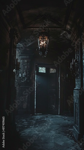 dark and scary room