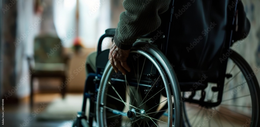 Obraz premium Wheelchair, disabled,Disabilty Benefits, Welfare for the disabled