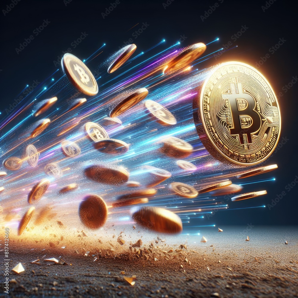 Bitcoin Coin Illustration Bitcoin Coin Illustration