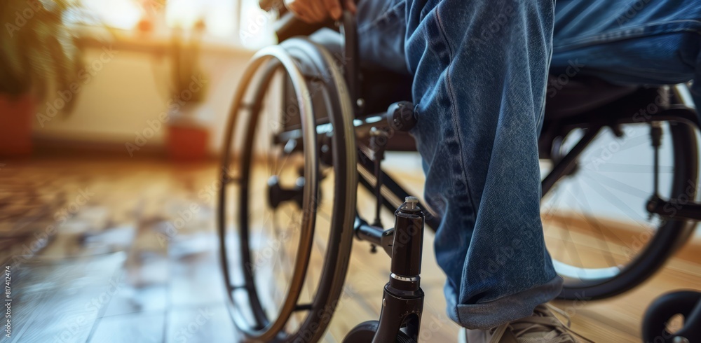 Obraz premium Wheelchair, disabled,Disabilty Benefits, Welfare for the disabled