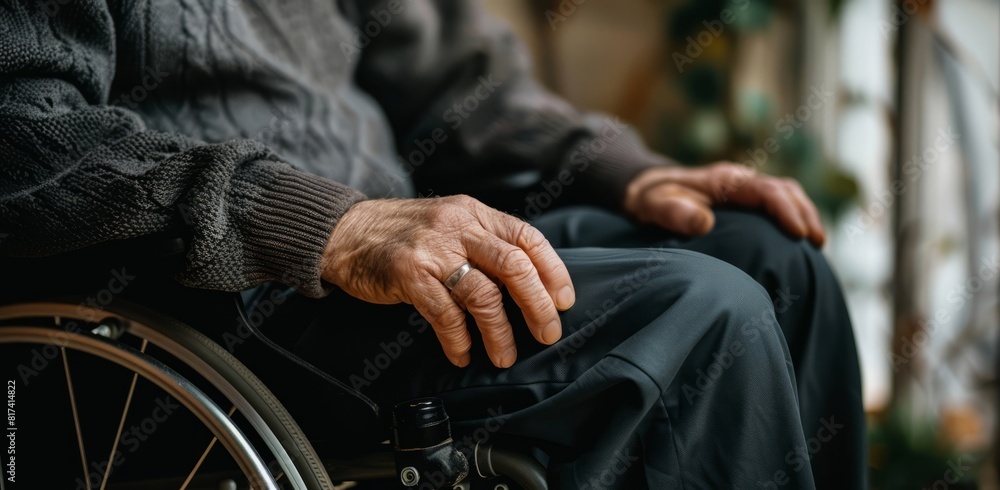 Obraz premium Disabilty Benefits, Welfare for the disabled, wheelchair, disabled