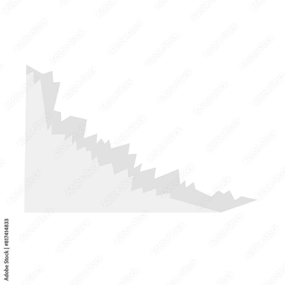 Fototapeta premium Torn paper note of vector illustration