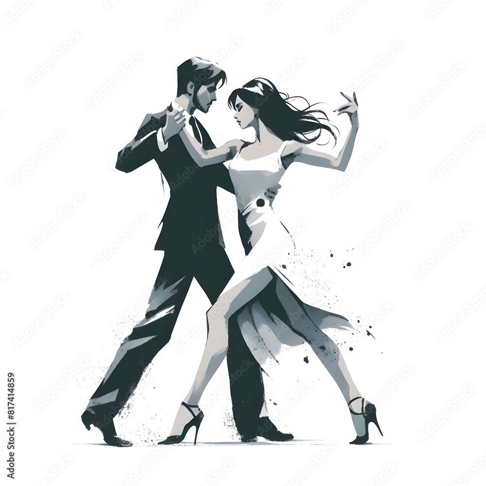 Fototapeta premium 탱고 사교 댄스