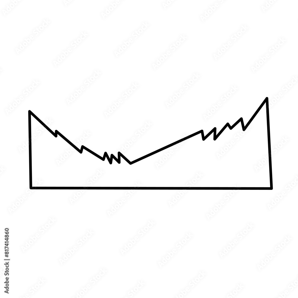 Torn paper note of vector illustration Torn paper note of vector illustration