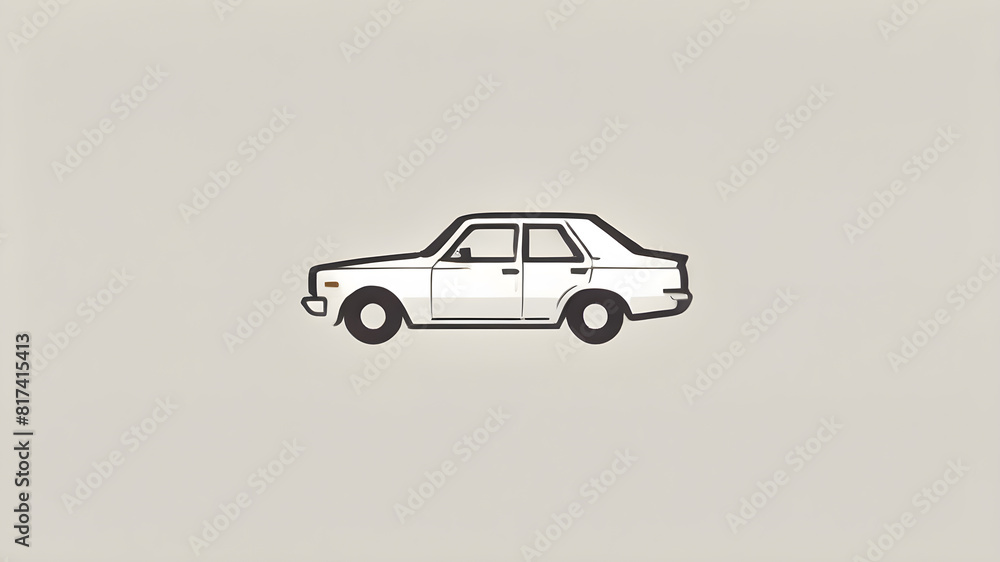 car logo symbol icon emblem, Generative AI car logo symbol icon emblem, Generative AI