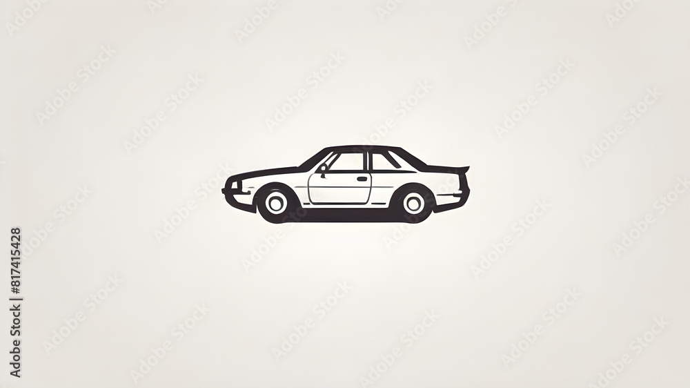 car logo symbol icon emblem, Generative AI car logo symbol icon emblem, Generative AI