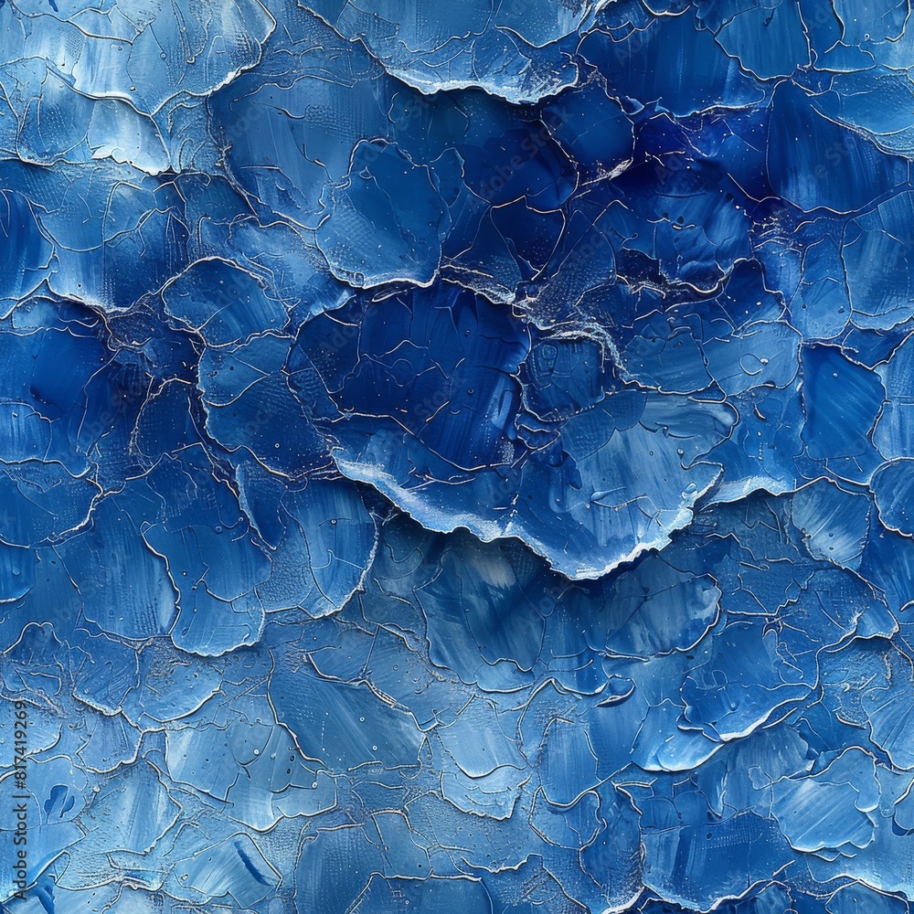 A detailed blue textured surface up close. A detailed blue textured surface up close.