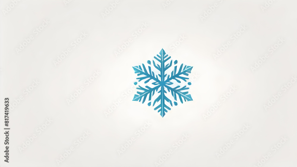 snowflake logo symbol icon emblem, Generative AI snowflake logo symbol icon emblem, Generative AI