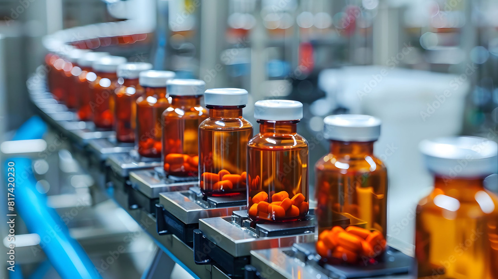 Automated Pharmaceutical Bottle Filling Line Automated Pharmaceutical Bottle Filling Line
