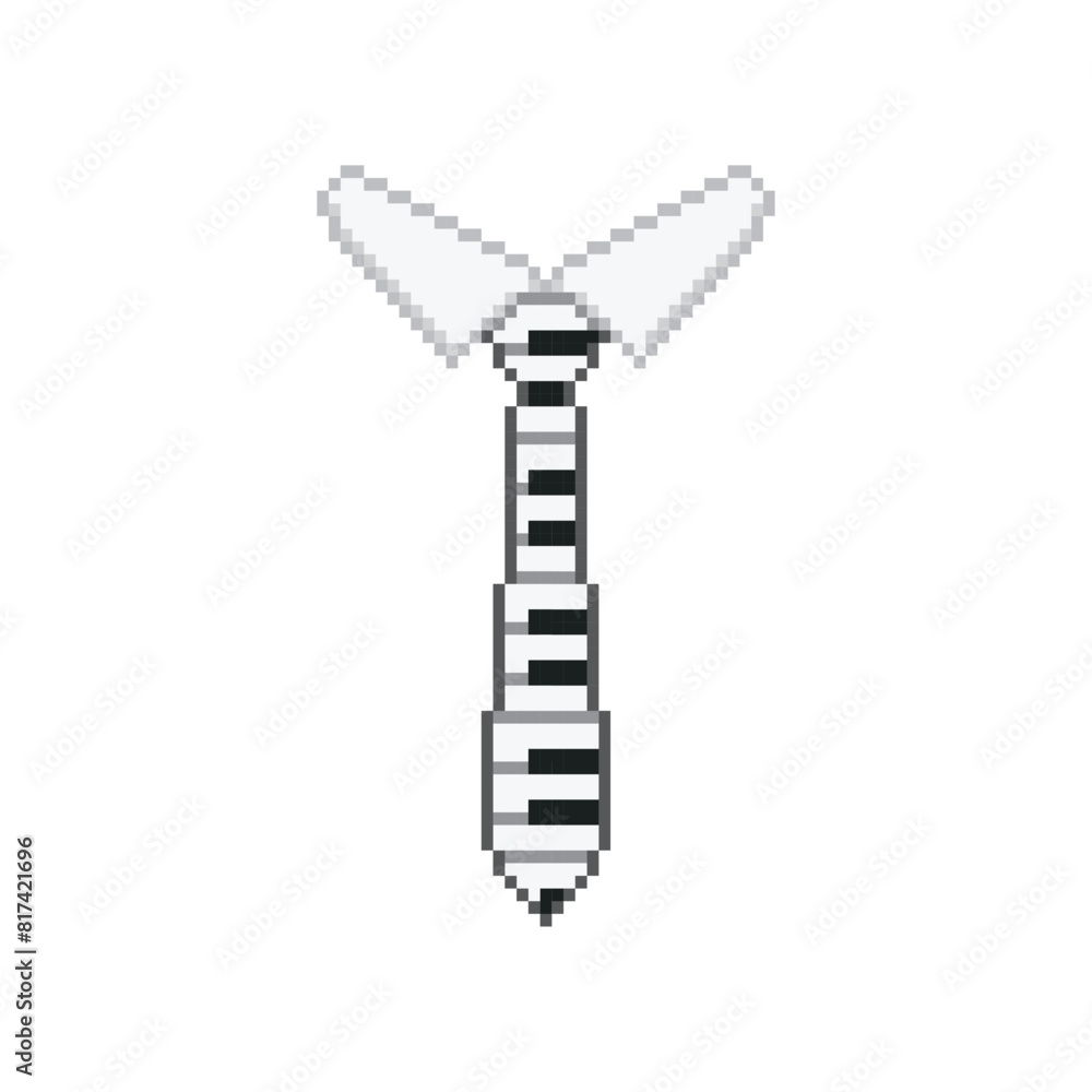 Piano tie simulator, pixel art accessory Piano tie simulator, pixel art accessory
