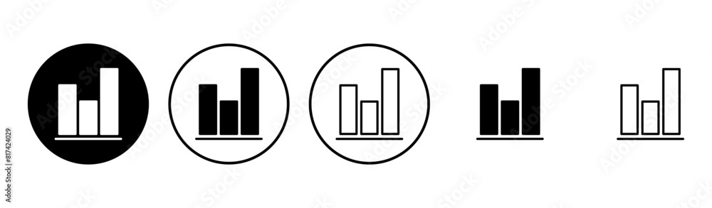 Growing graph Icon set. Chart icon. diagram icon Growing graph Icon set. Chart icon. diagram icon