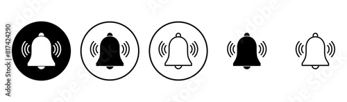 Bell Icon set. Notification icon for your web site design photo