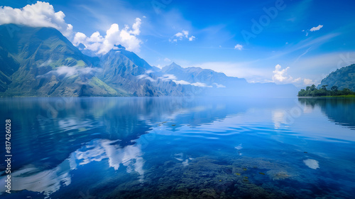 blue water lake