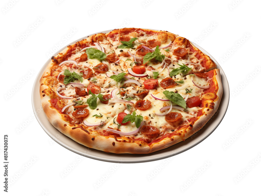 pizza fastfood isolated pizza fastfood isolated