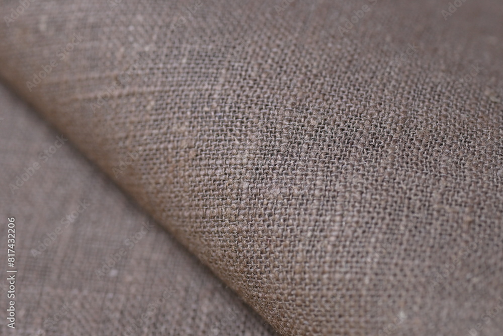 drak brown hemp viscose natural fabric cloth color, sackcloth rough texture of textile fashion abstract background drak brown hemp viscose natural fabric cloth color, sackcloth rough texture of textile fashion abstract background