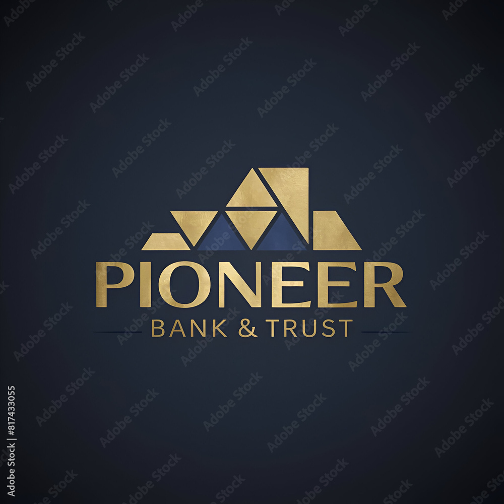 Financial progress logo design template. AI generative image. Financial progress logo design template. AI generative image.