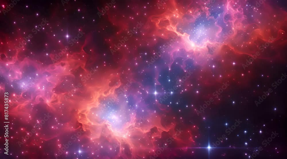 Ethereal Deep Purple and Copper Abstract Fractal Universe Space Looping Background Ethereal Deep Purple and Copper Abstract Fractal Universe Space Looping Background