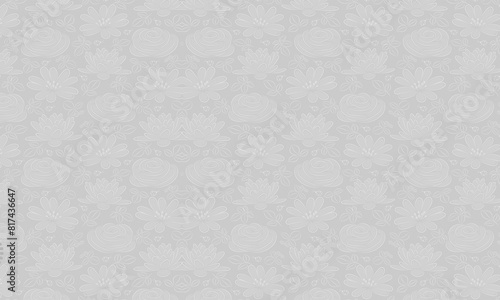 White background with abstract pattern