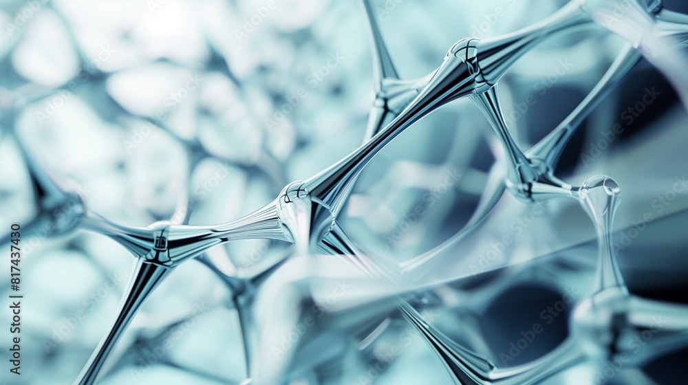 A complex network of geometric shapes forming a sophisticated 3D illusion on a sleek, modern abstract background. A complex network of geometric shapes forming a sophisticated 3D illusion on a sleek, modern abstract background.