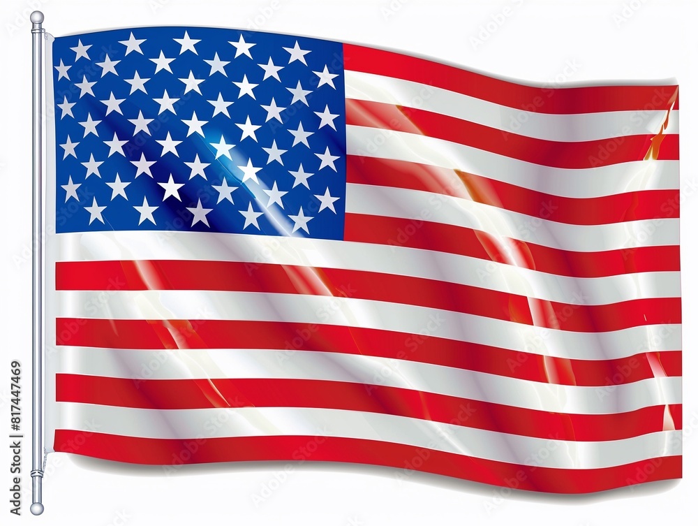Fototapeta premium American flag. us flag