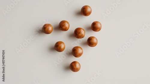 soy beans realistic background