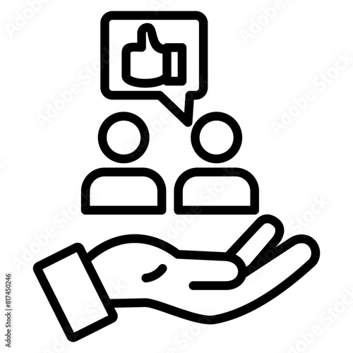 Customer Icon Element For Design