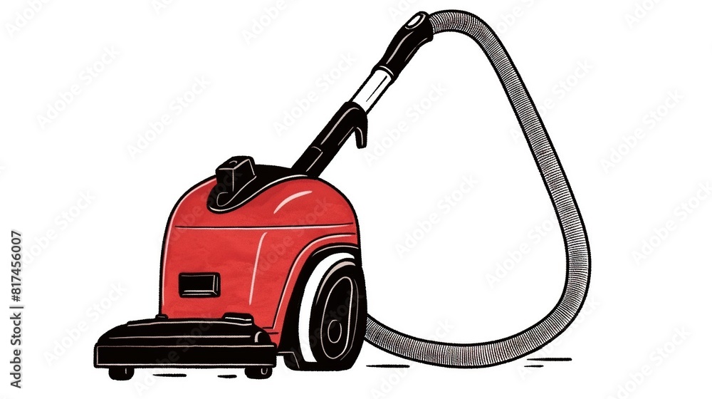 Vacuum cleaner isolated on white background Vacuum cleaner isolated on white background