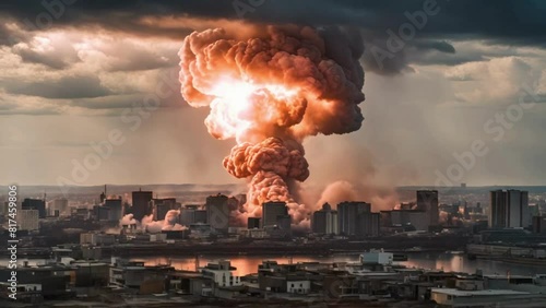 Atomic Desolation: Visualizing a Nuclear Event photo