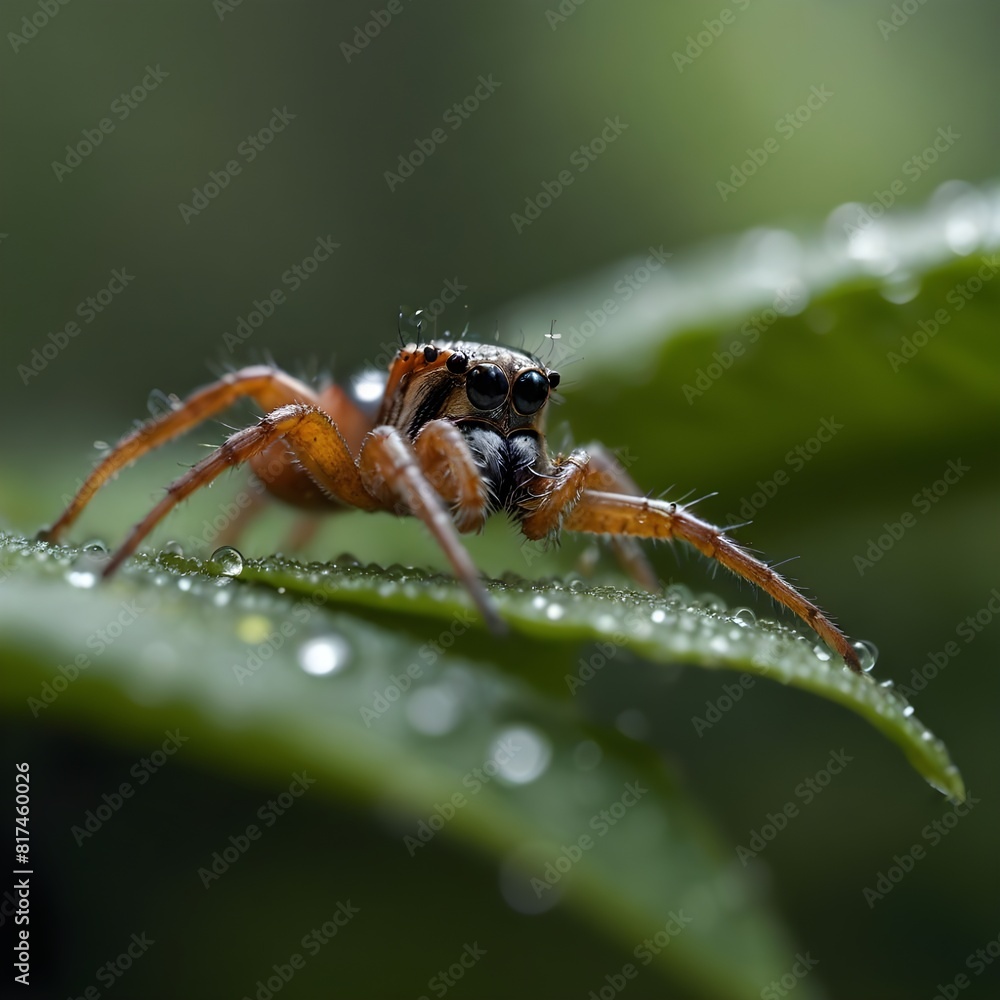 The Tiny World of Spider Macro and Micro Photography with Dew The Tiny World of Spider Macro and Micro Photography with Dew