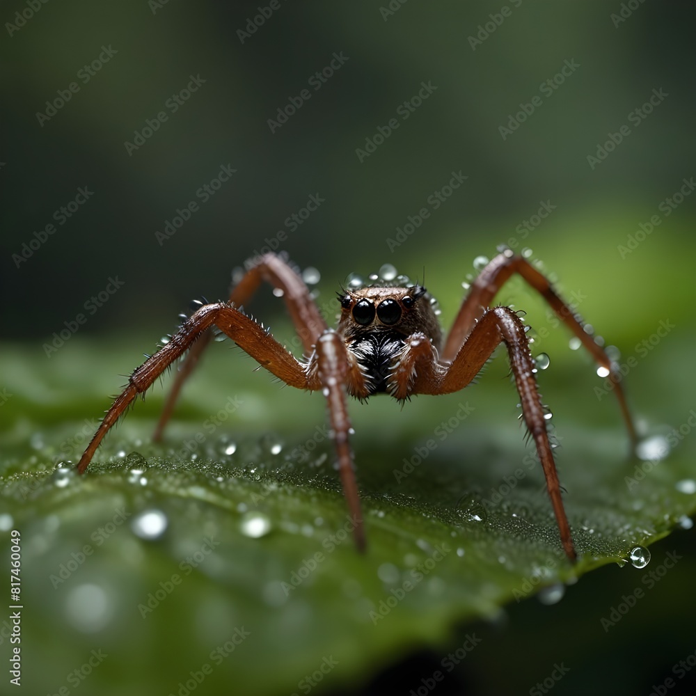 The Tiny World of Spider Macro and Micro Photography with Dew The Tiny World of Spider Macro and Micro Photography with Dew